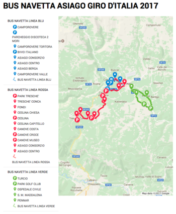 Linee bus navetta gratuiti sull'Altopiano di Asiago