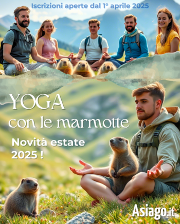 Lo yoga con le marmotte arriva sull'Altopiano di Asiago dall'estate 2025