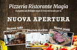 locandina riapertura pizzeria ristorante magia asiago