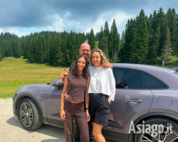 Nadia battocletti con ilaria e riccardo del rifugio capolongo