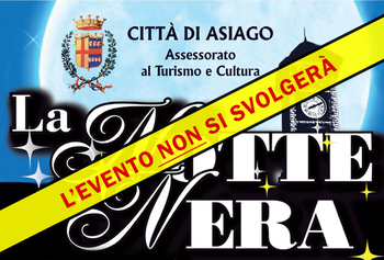 Notte nera asiago 2019 annullo Notte nera asiago 2019 annullo