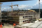 Arbeit geht weiter auf das neue Krankenhaus von Asiago