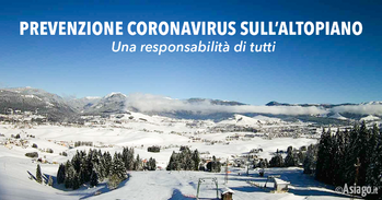 Prevenzione coronavirus sull'Altopiano di Asiago