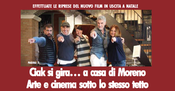 Riprese film Come Fratelli ad Asiago a casa di Moreno Panozzo Riprese film Come Fratelli ad Asiago a casa di Moreno Panozzo