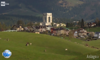 Scena servizio su Altopiano di Asiago da Paesi Che Vai Rai1 Scena servizio su Altopiano di Asiago da Paesi Che Vai Rai1
