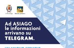 Aktivierung des neuen Informationsdienstes der Gemeinde Asiago auf Telegram