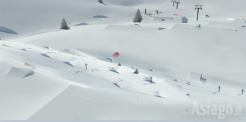 Snowpark in Val Formica - rendering Snowpark in Val Formica - rendering