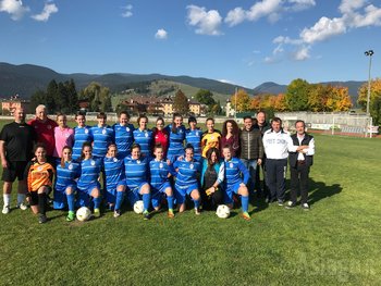 Squadra calcio femminile Asiago 