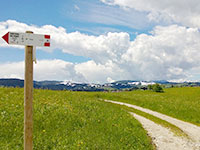 Die alte Bahn-Straße in noch schöner und zugänglich