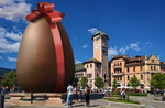Opening ceremony and party for the world's largest Easter egg in Asiago-1 April 2018