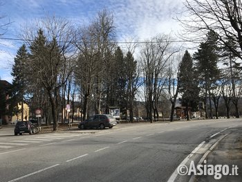 Zona dove sorgerà il nuovo parcheggio multipiano di Asiago