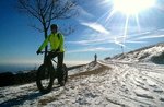 Geführte Wanderung mit Fat Bike im Schnee