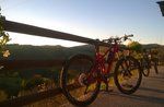 Mountainbike-Touren und Mountain Molkerei Aromen 