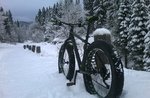  Sunday, January 17, 2016 snow, Fat Bike, relax and clean air!