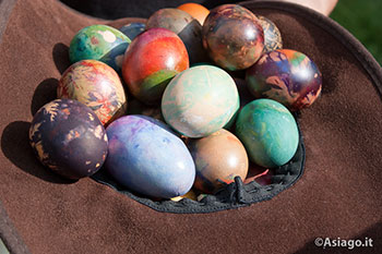 Uova colorate Grande Rogazione di Asiago