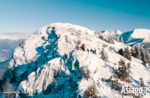 SNOWSHOEING ON THE SNOW AT CIMA MANDRIOLO - ASIAGO PLATEAU