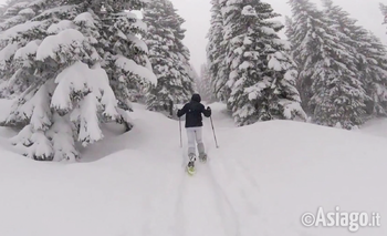 Ciaspolata sotto la neve del 29 febbraio 2016 verena altopiano di asiago