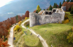 Videoaufnahmen des unterbrochenen Forts auf dem Asiago-Plateau