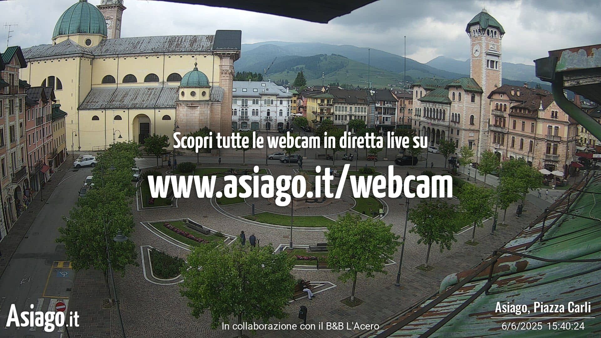 immagine della webcam nei dintorni di Velo d'Astico: webcam Altopiano di Asiago