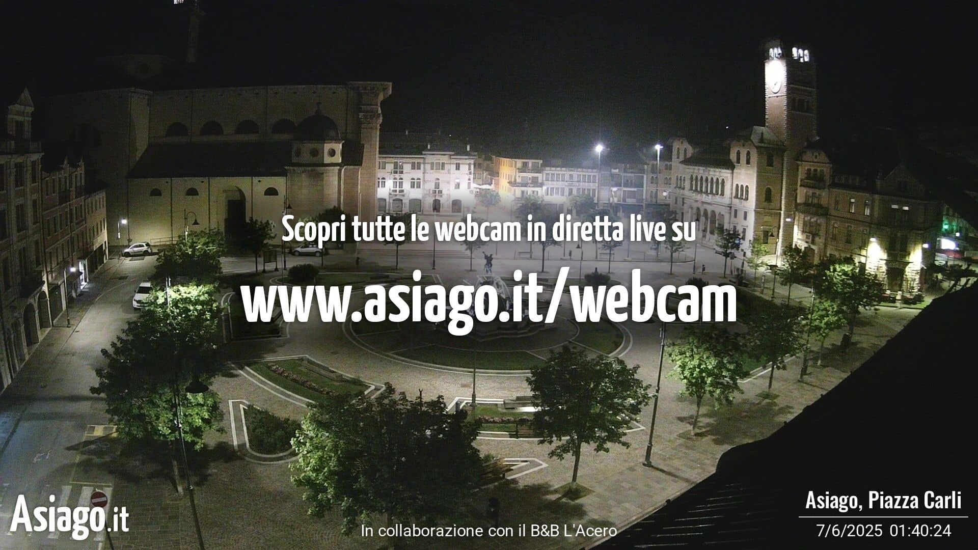 immagine della webcam nei dintorni di Lusiana: webcam Altopiano di Asiago