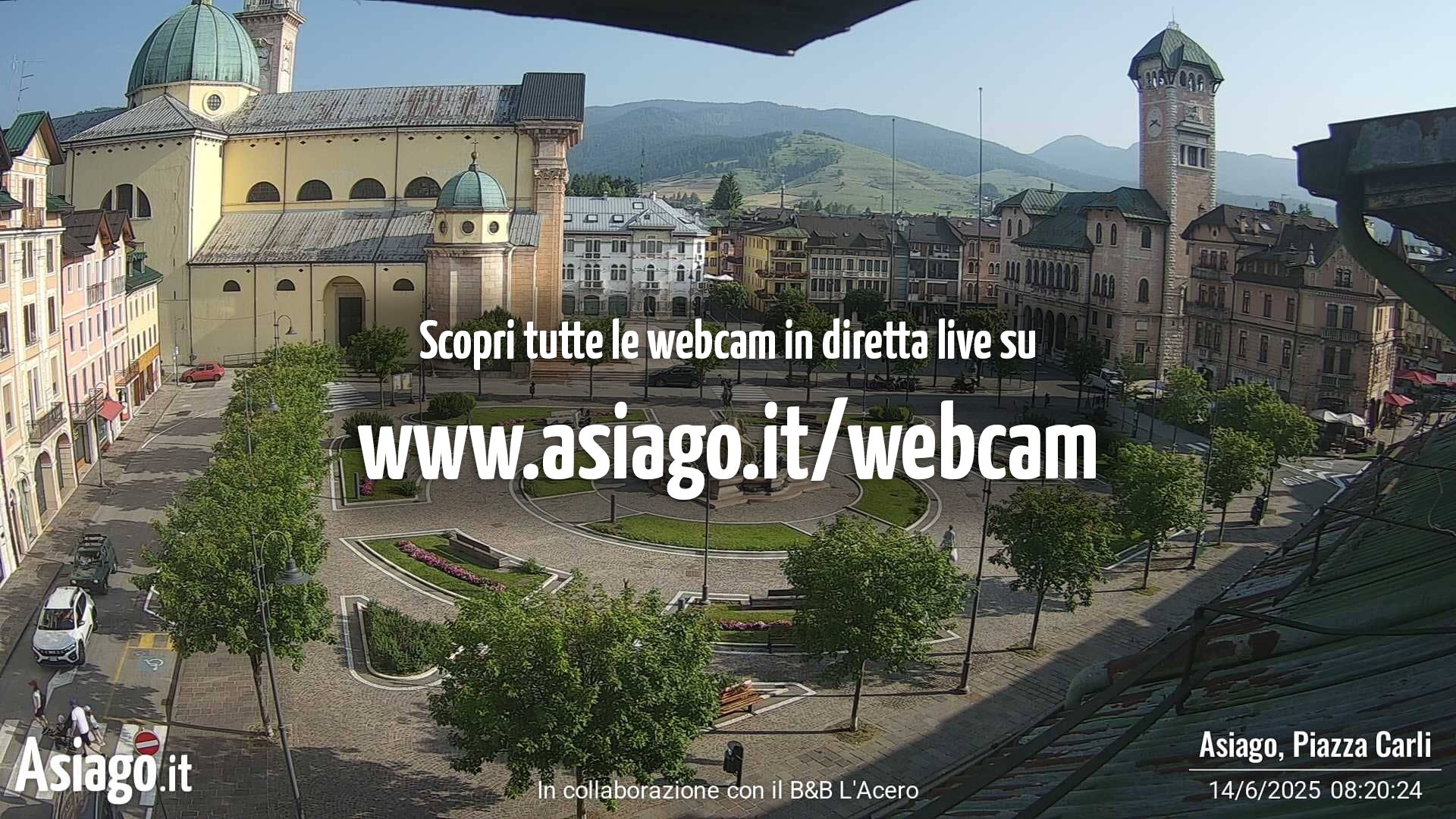 immagine della webcam nei dintorni di Conco: webcam Altopiano di Asiago