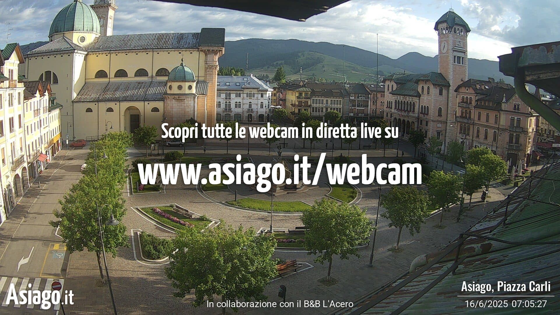immagine della webcam nei dintorni di Tonezza del Cimone: webcam Val Formica