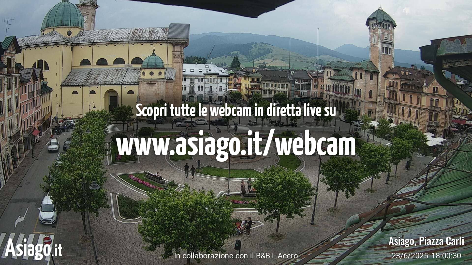 immagine della webcam nei dintorni di Asiago: webcam Altopiano di Asiago