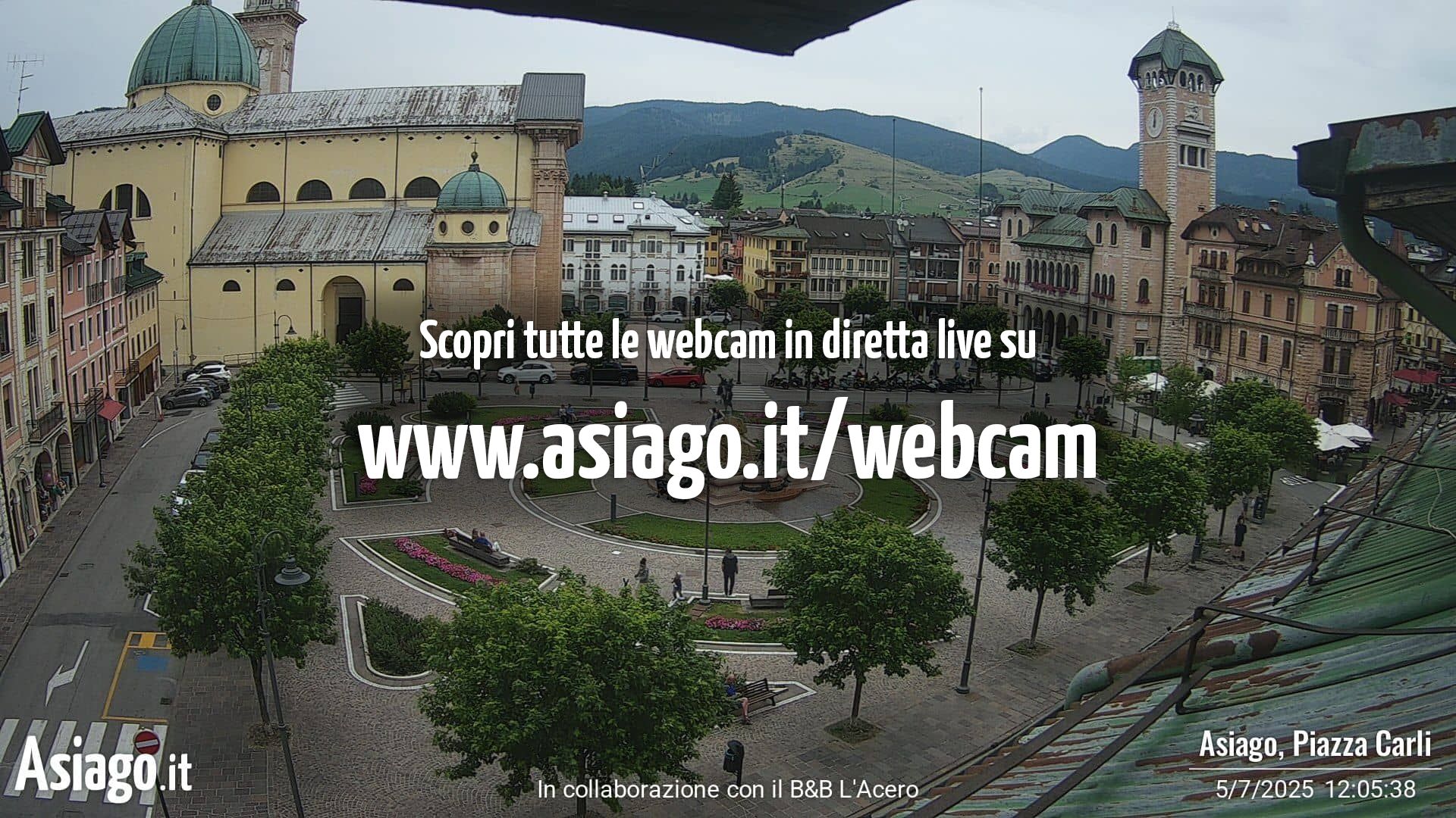 immagine della webcam nei dintorni di Levico Terme: webcam Val Formica