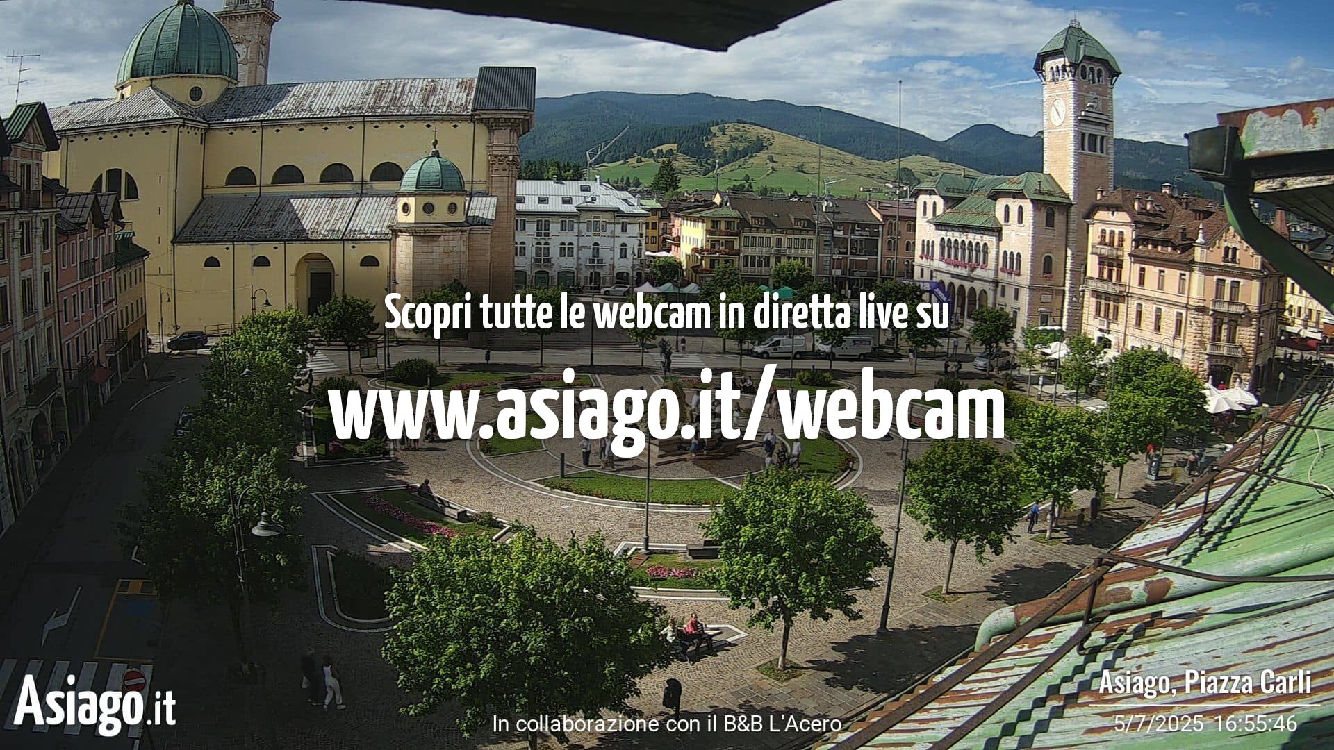 immagine della webcam nei dintorni di Levico Terme: webcam Val Formica