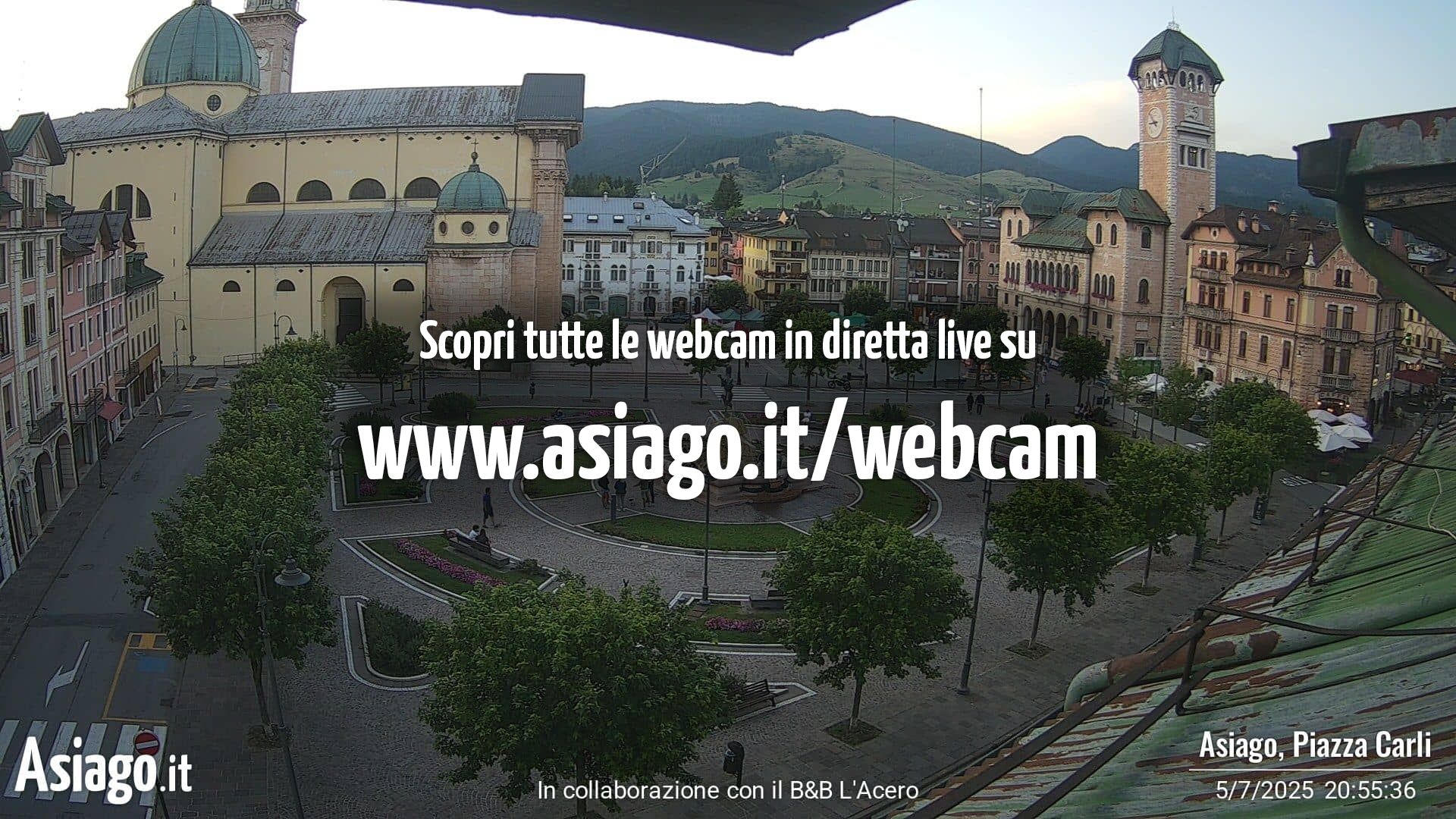 immagine della webcam nei dintorni di Tresche' Conca: webcam Altopiano di Asiago