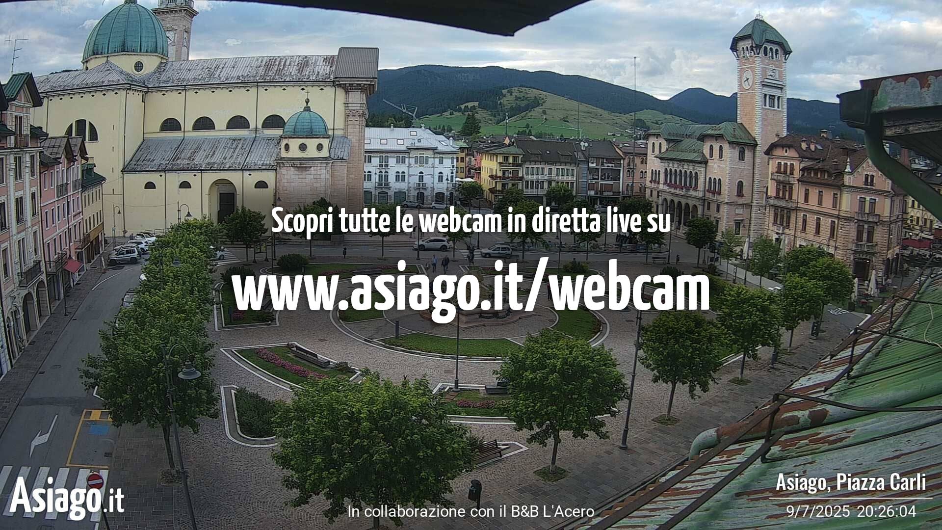 immagine della webcam nei dintorni di Laghi: webcam Val Formica