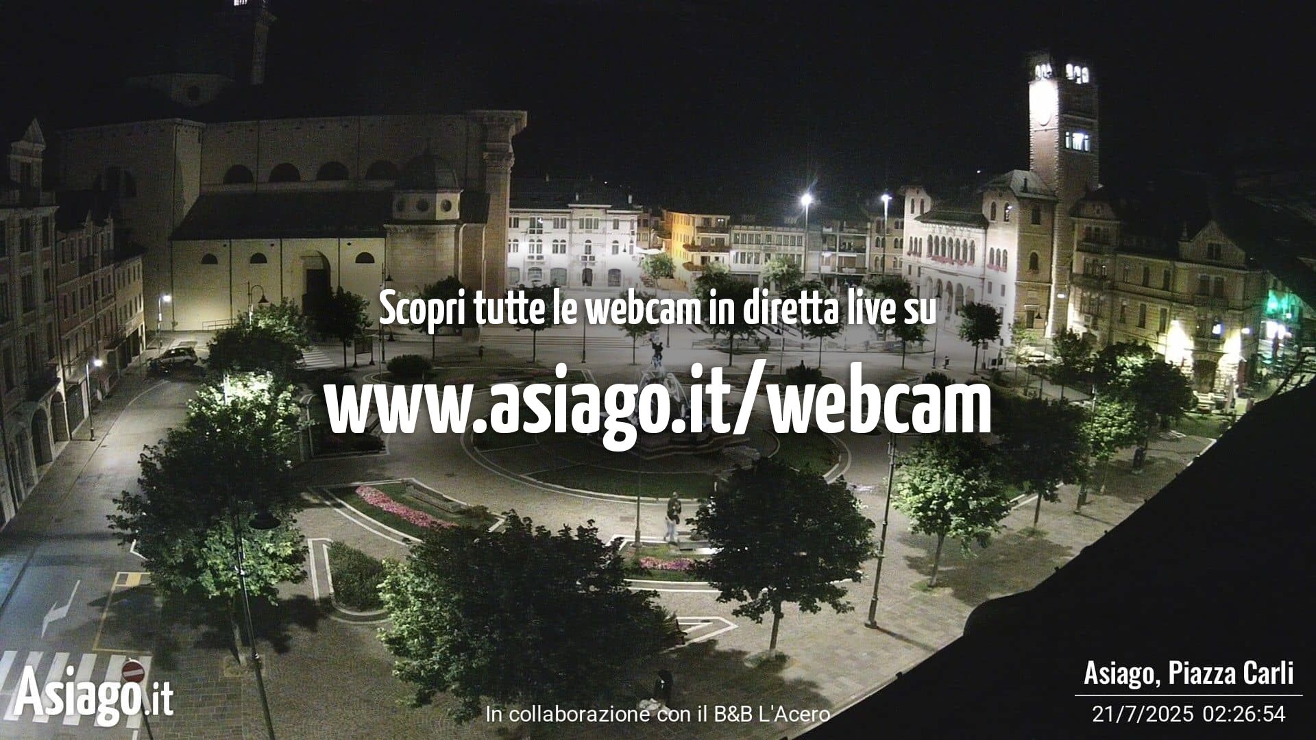 immagine della webcam nei dintorni di Lusiana: webcam Altopiano di Asiago