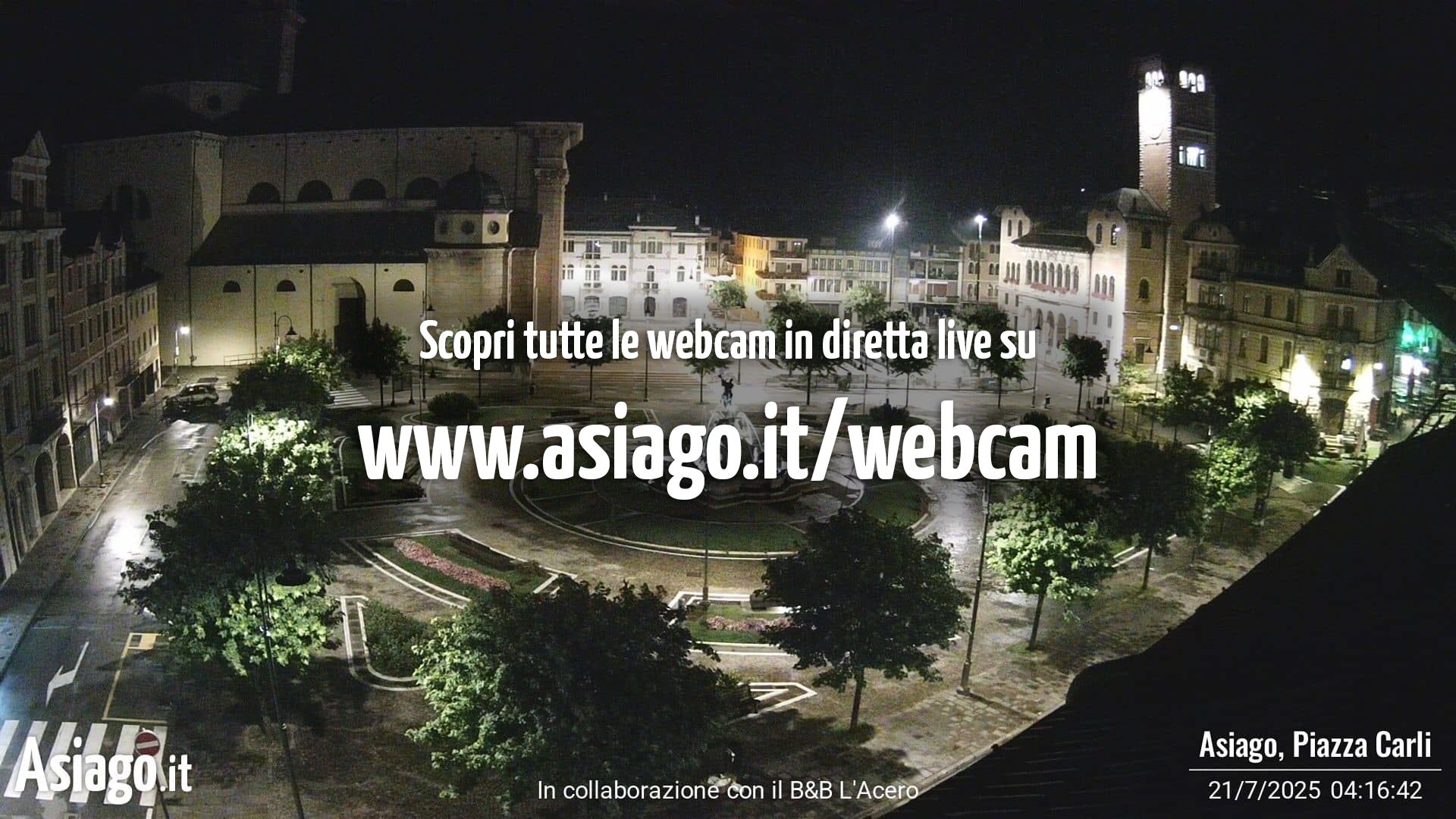 immagine della webcam nei dintorni di Velo d'Astico: webcam Altopiano di Asiago
