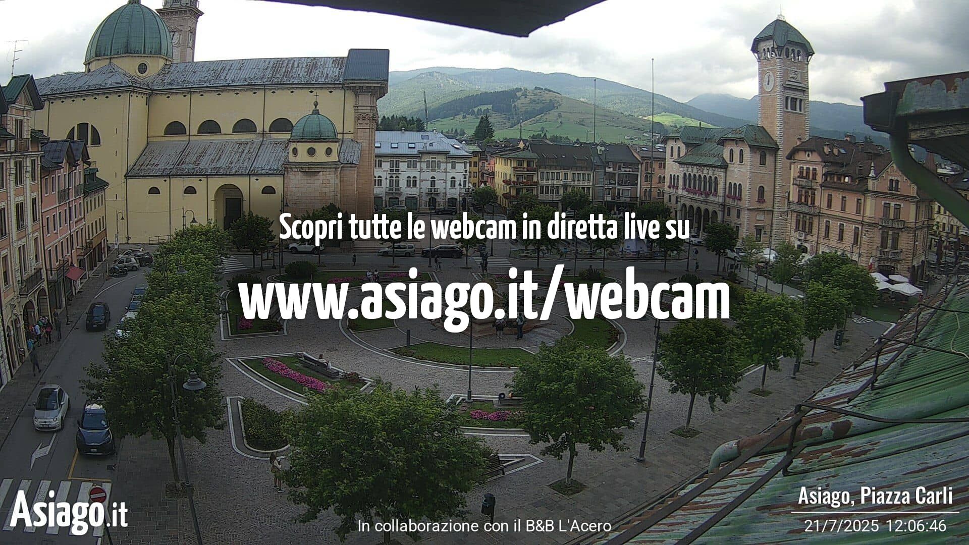 immagine della webcam nei dintorni di Salcedo: webcam Altopiano di Asiago