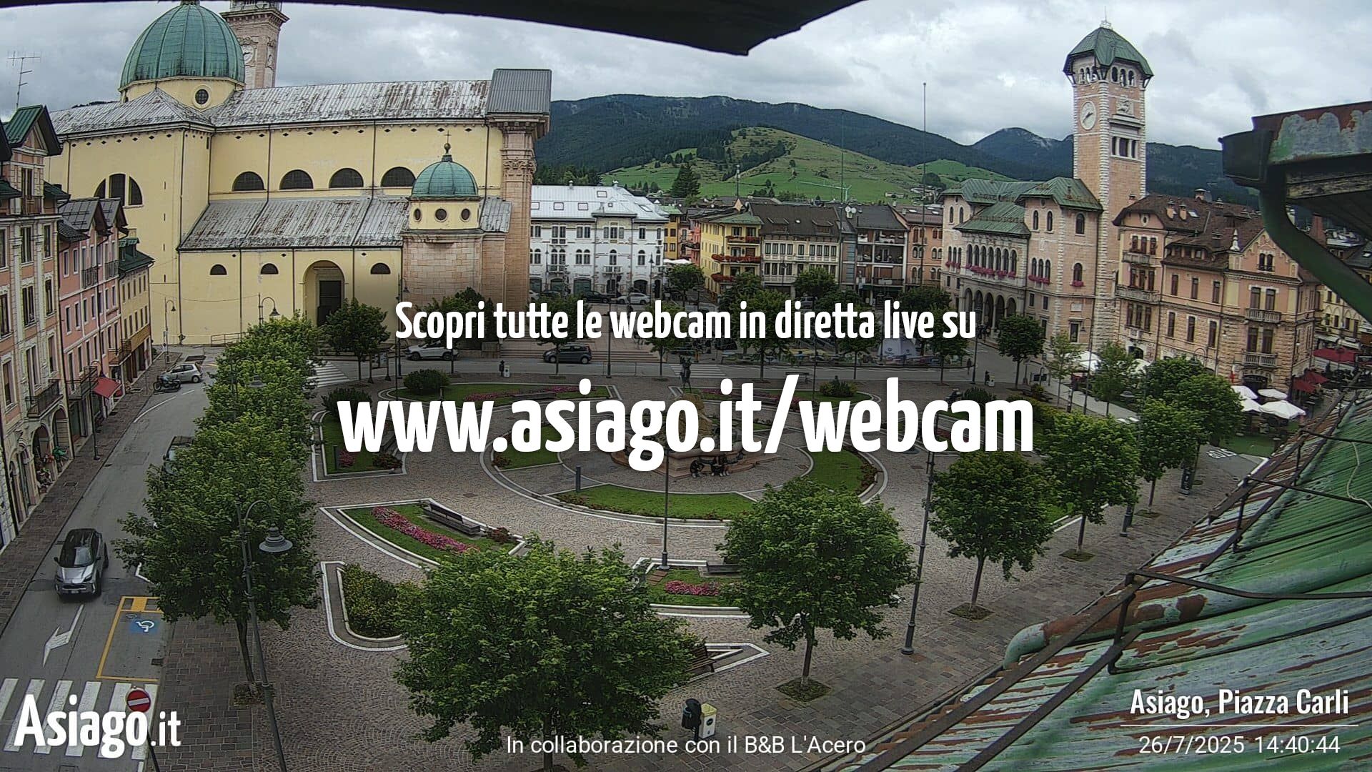 immagine della webcam nei dintorni di Bassano del Grappa: webcam Altopiano di Asiago