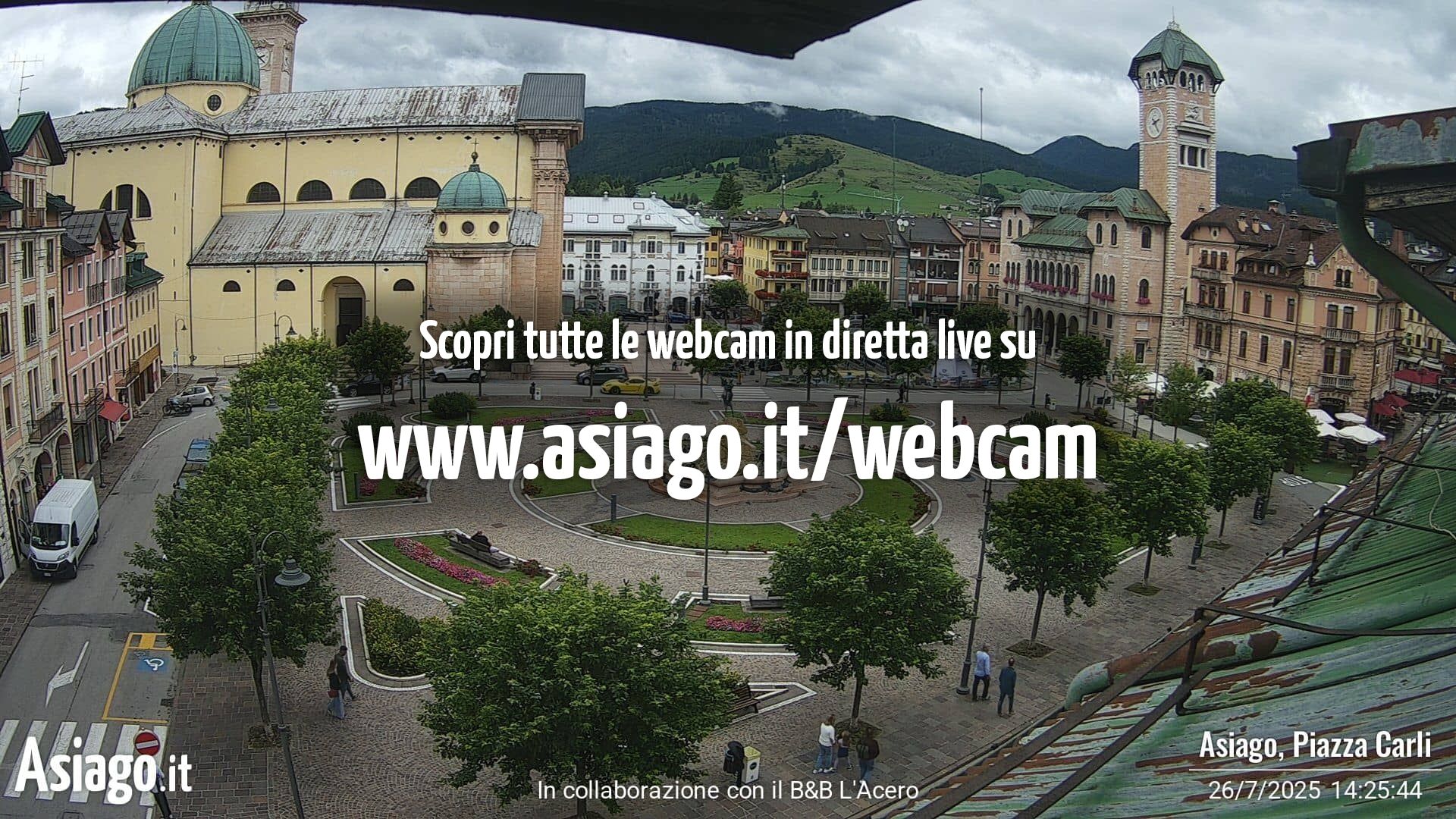 immagine della webcam nei dintorni di Cartigliano: webcam Altopiano di Asiago