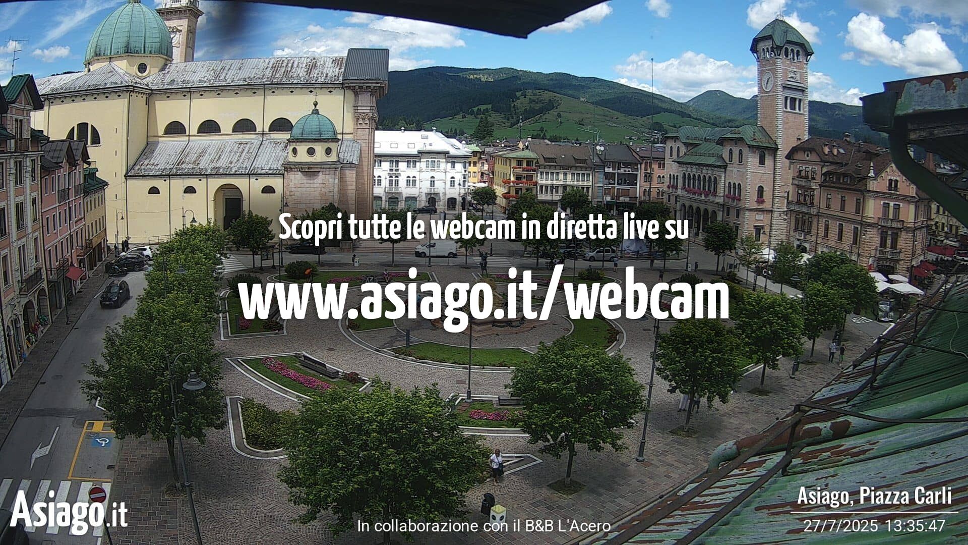 immagine della webcam nei dintorni di Thiene: webcam Altopiano di Asiago