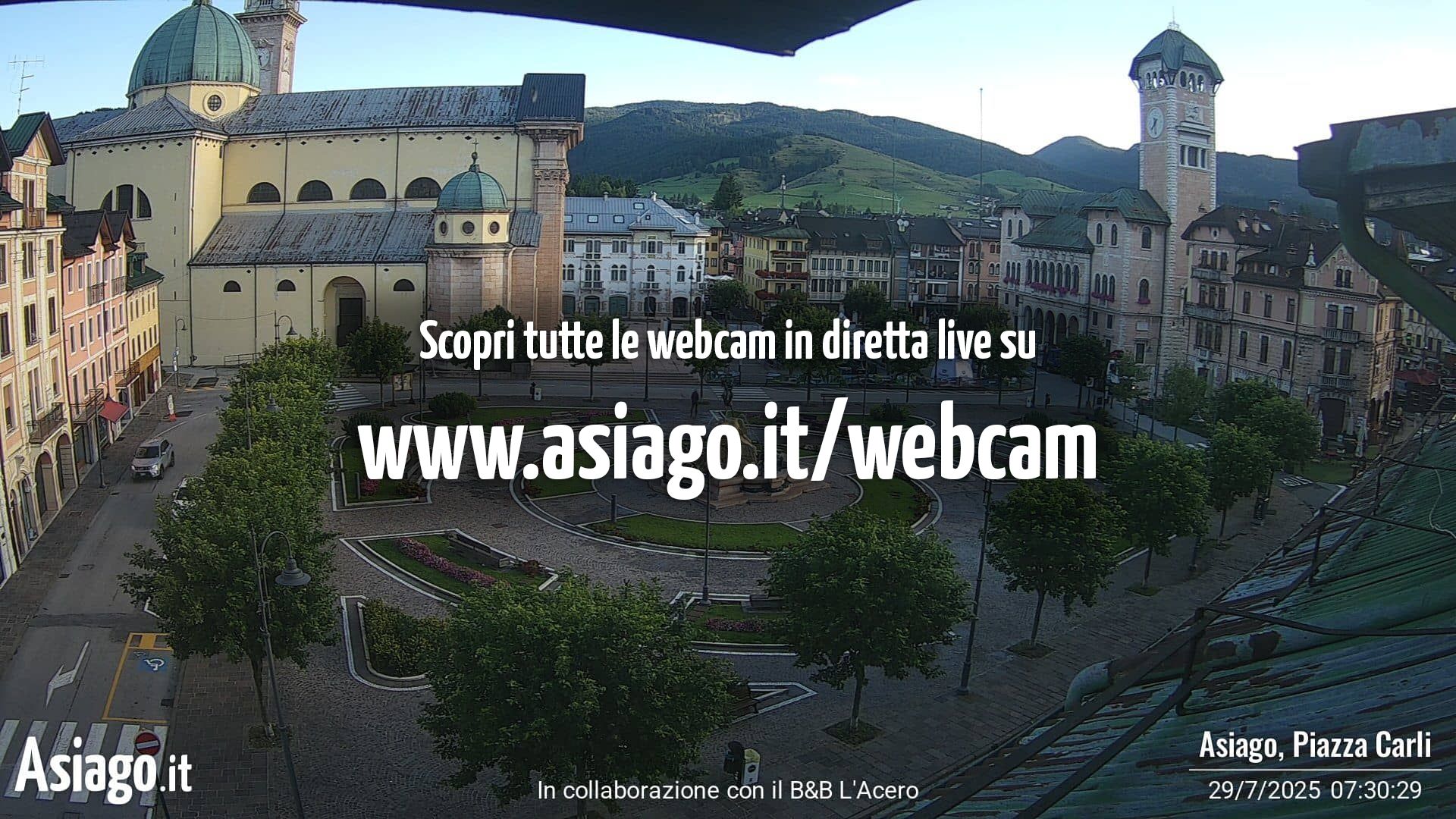immagine della webcam nei dintorni di Castello Tesino: webcam Asiago