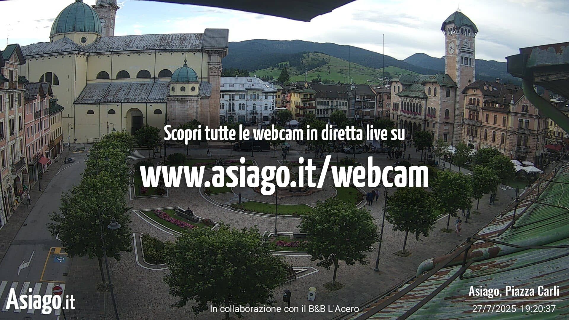 immagine della webcam nei dintorni di Tonezza del Cimone: webcam Altopiano di Asiago