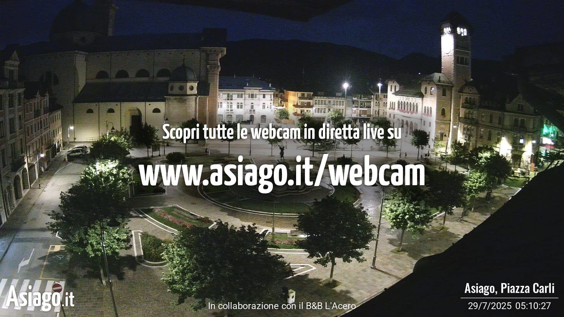 immagine della webcam nei dintorni di Primolano: webcam Asiago