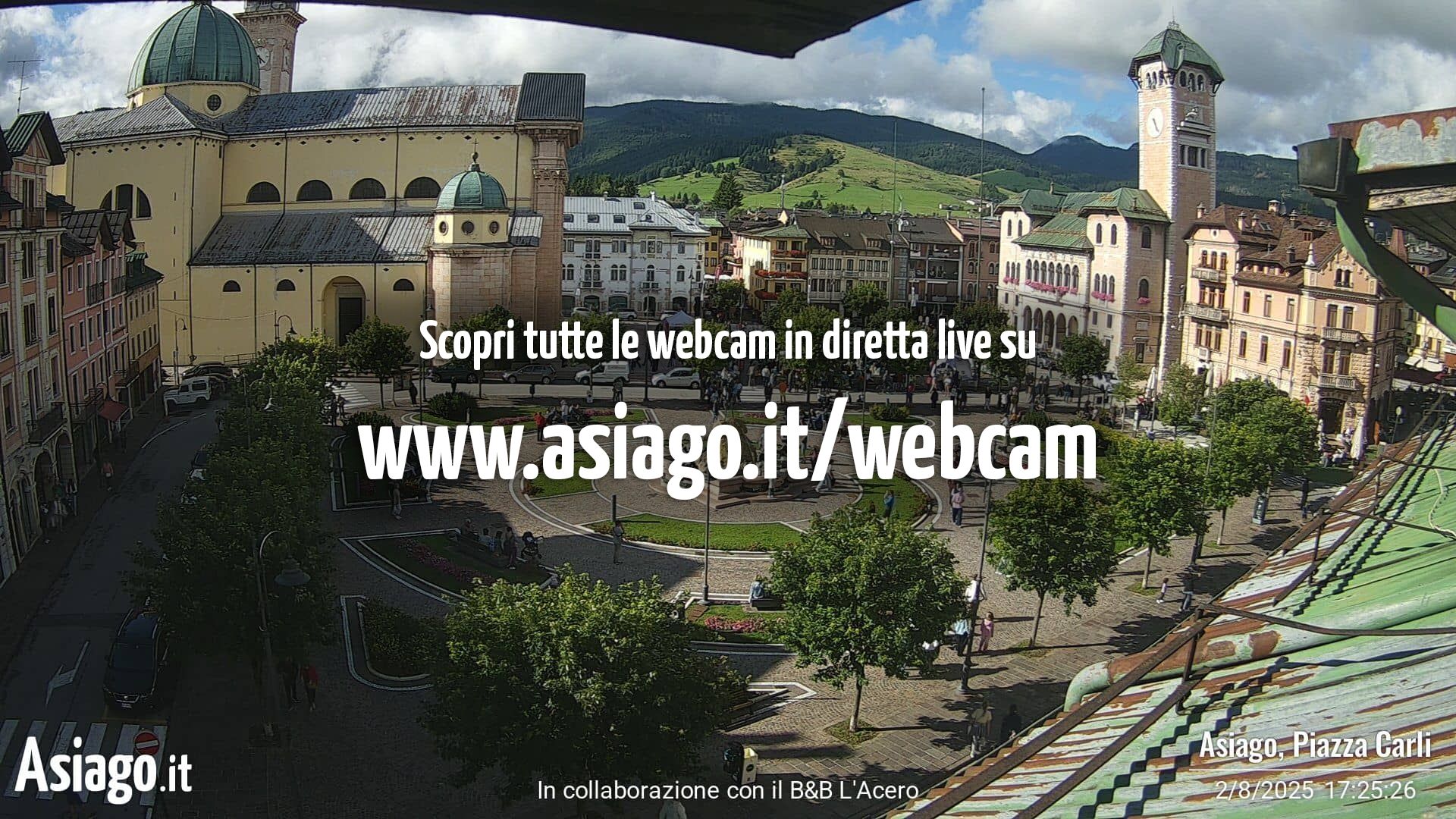 immagine della webcam nei dintorni di Castello Tesino: webcam Asiago