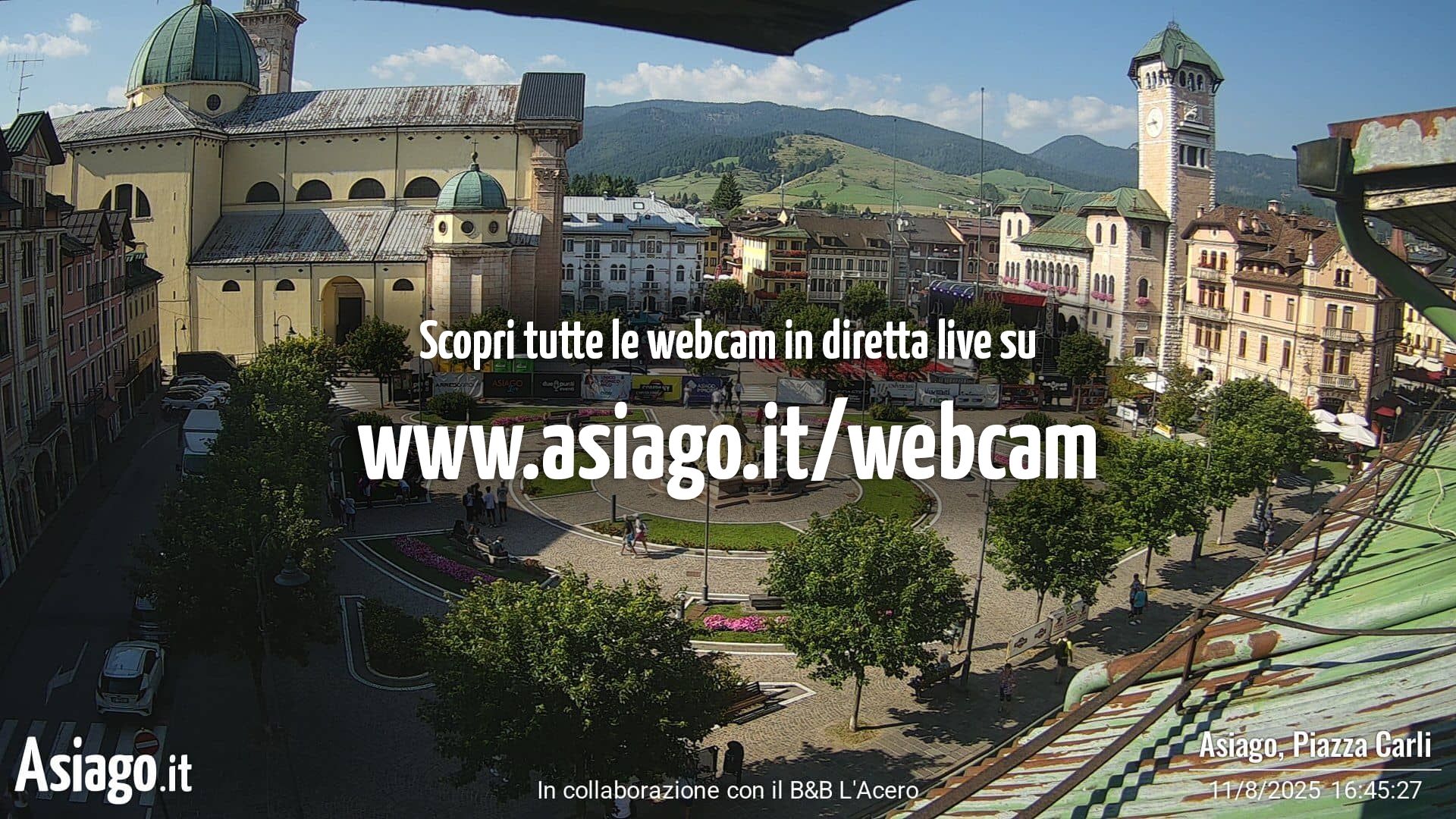 immagine della webcam nei dintorni di Thiene: webcam Altopiano di Asiago