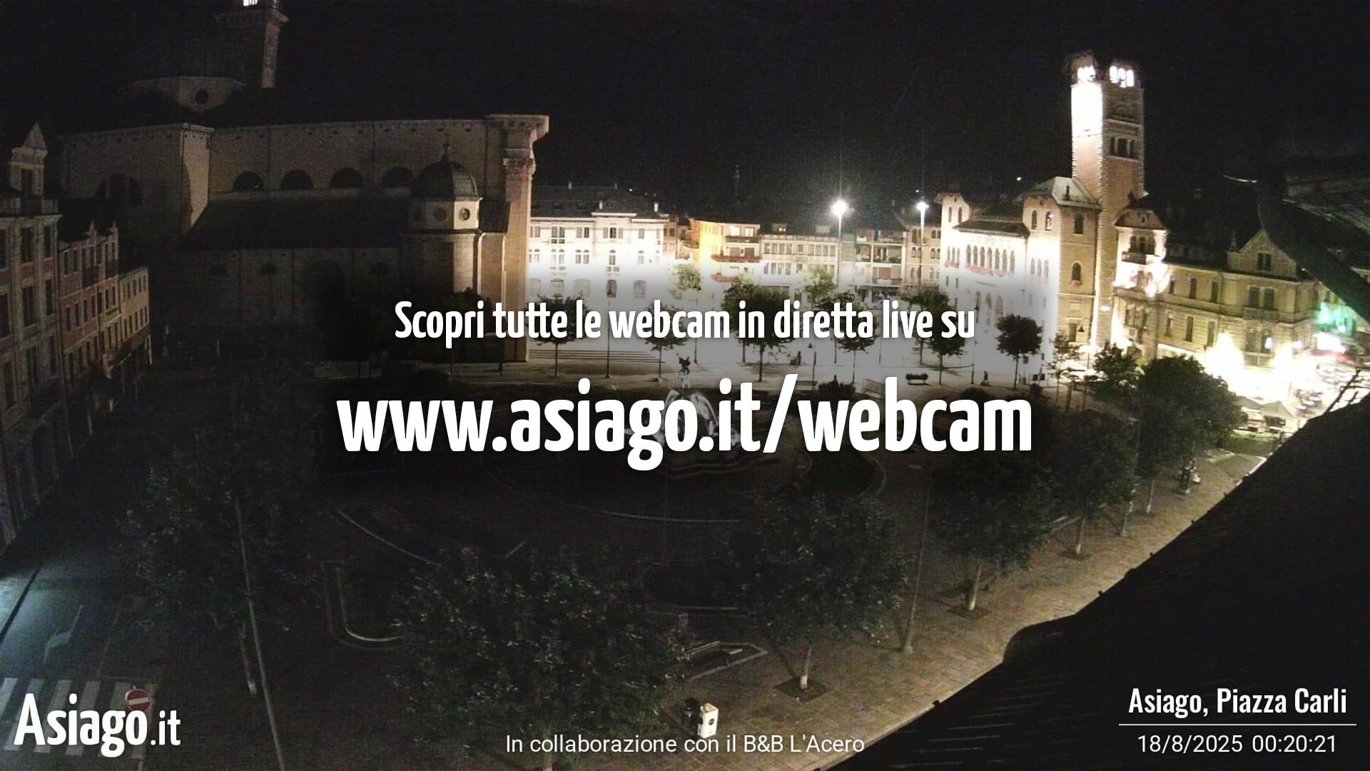 immagine della webcam nei dintorni di Velo d'Astico: webcam Altopiano di Asiago