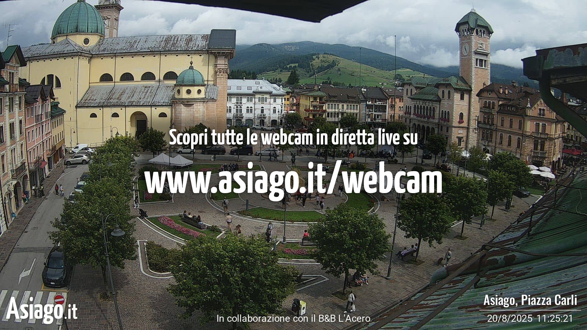 immagine della webcam nei dintorni di Velo d'Astico: webcam Altopiano di Asiago