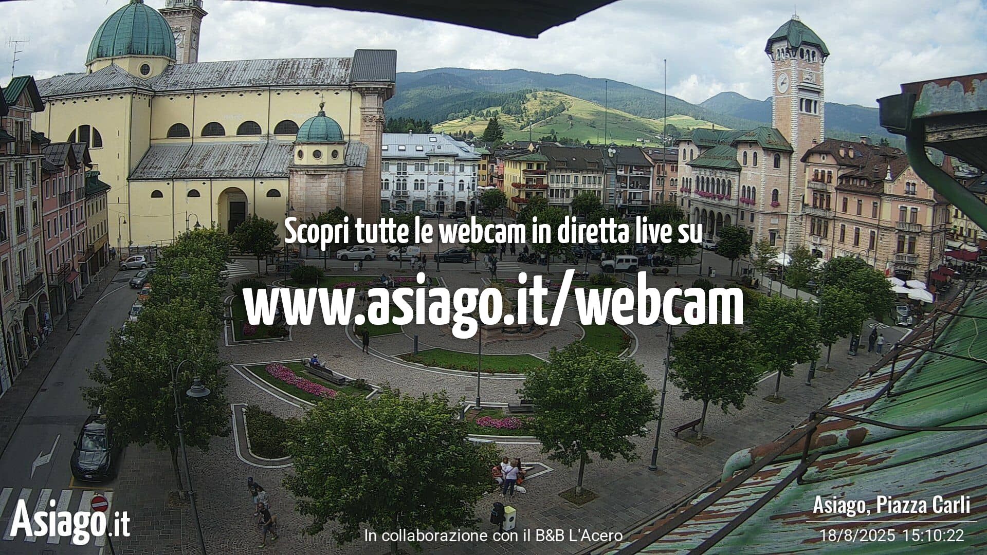 immagine della webcam nei dintorni di Tonezza del Cimone: webcam Altopiano di Asiago