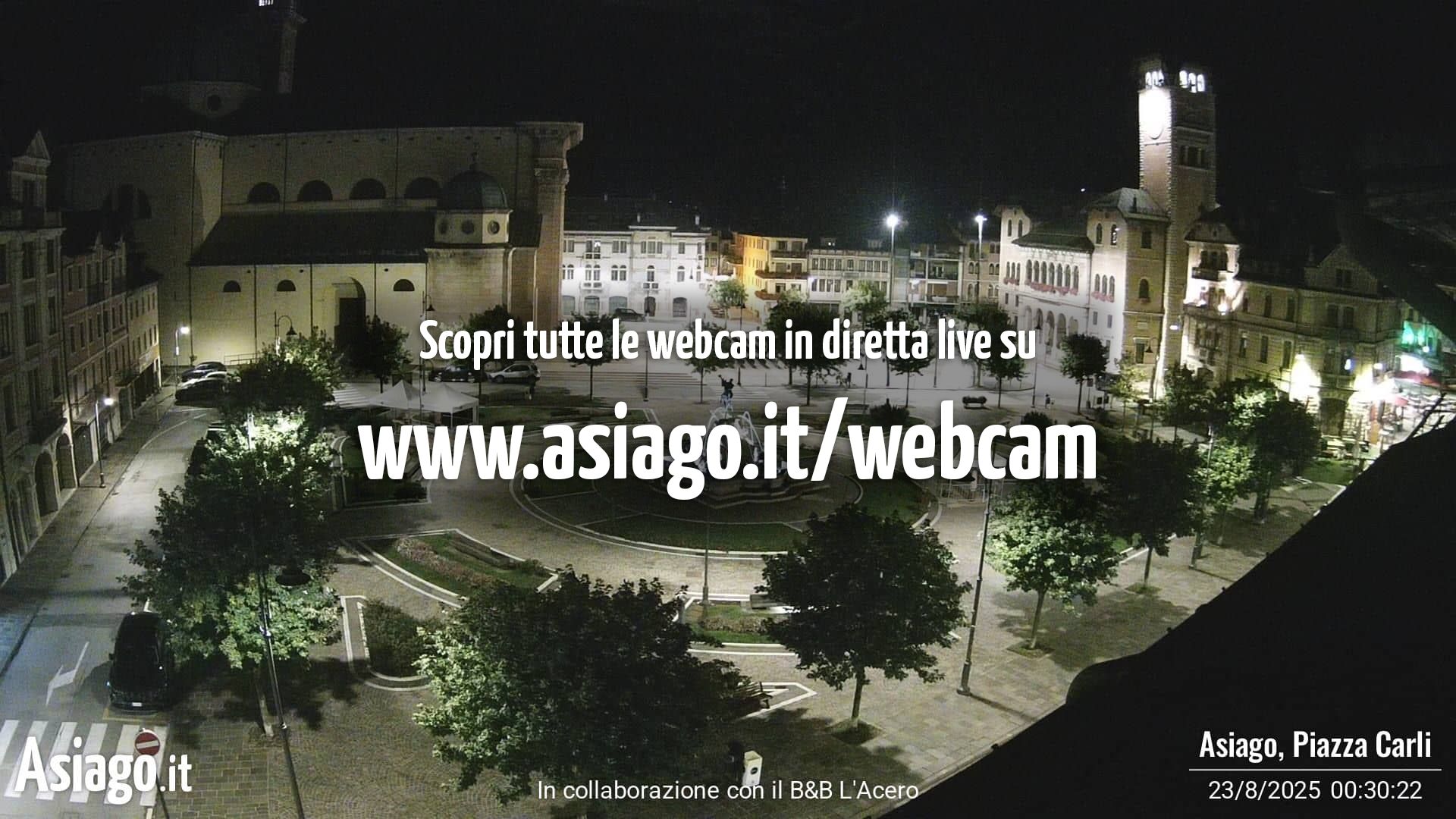 immagine della webcam nei dintorni di Tresche' Conca: webcam Altopiano di Asiago