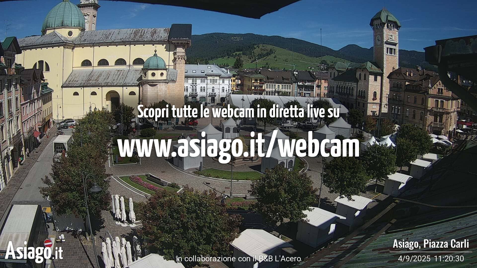 immagine della webcam nei dintorni di Velo d'Astico: webcam Altopiano di Asiago