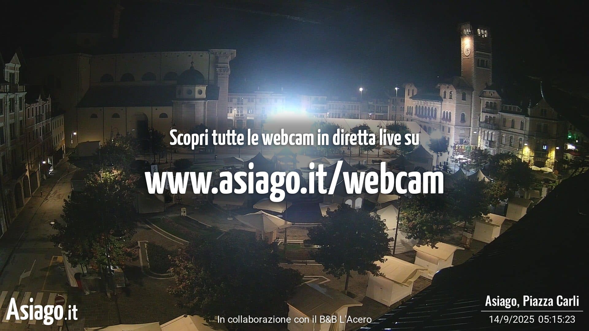 immagine della webcam nei dintorni di Conco: webcam Altopiano di Asiago