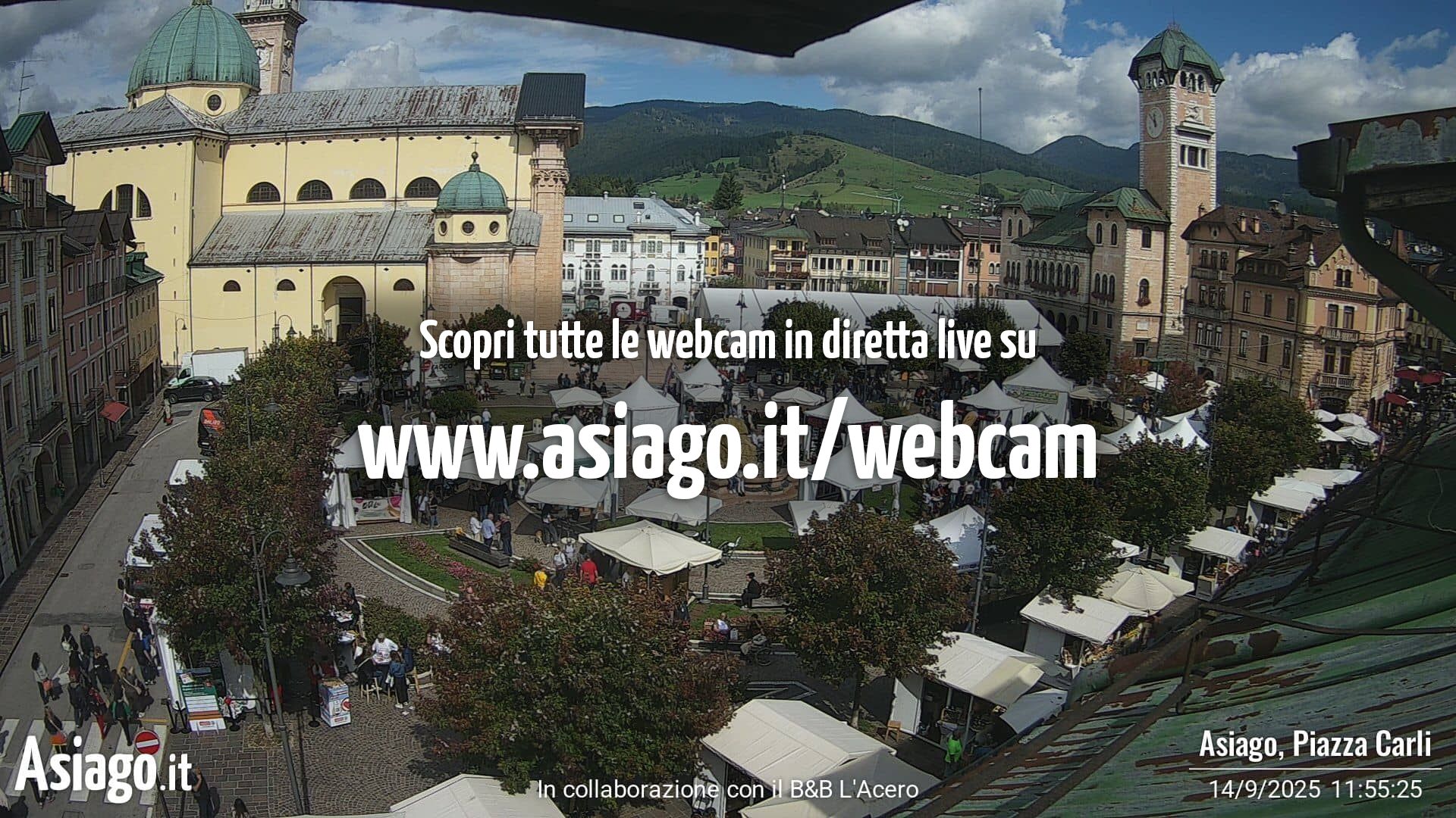 immagine della webcam nei dintorni di Thiene: webcam Altopiano di Asiago