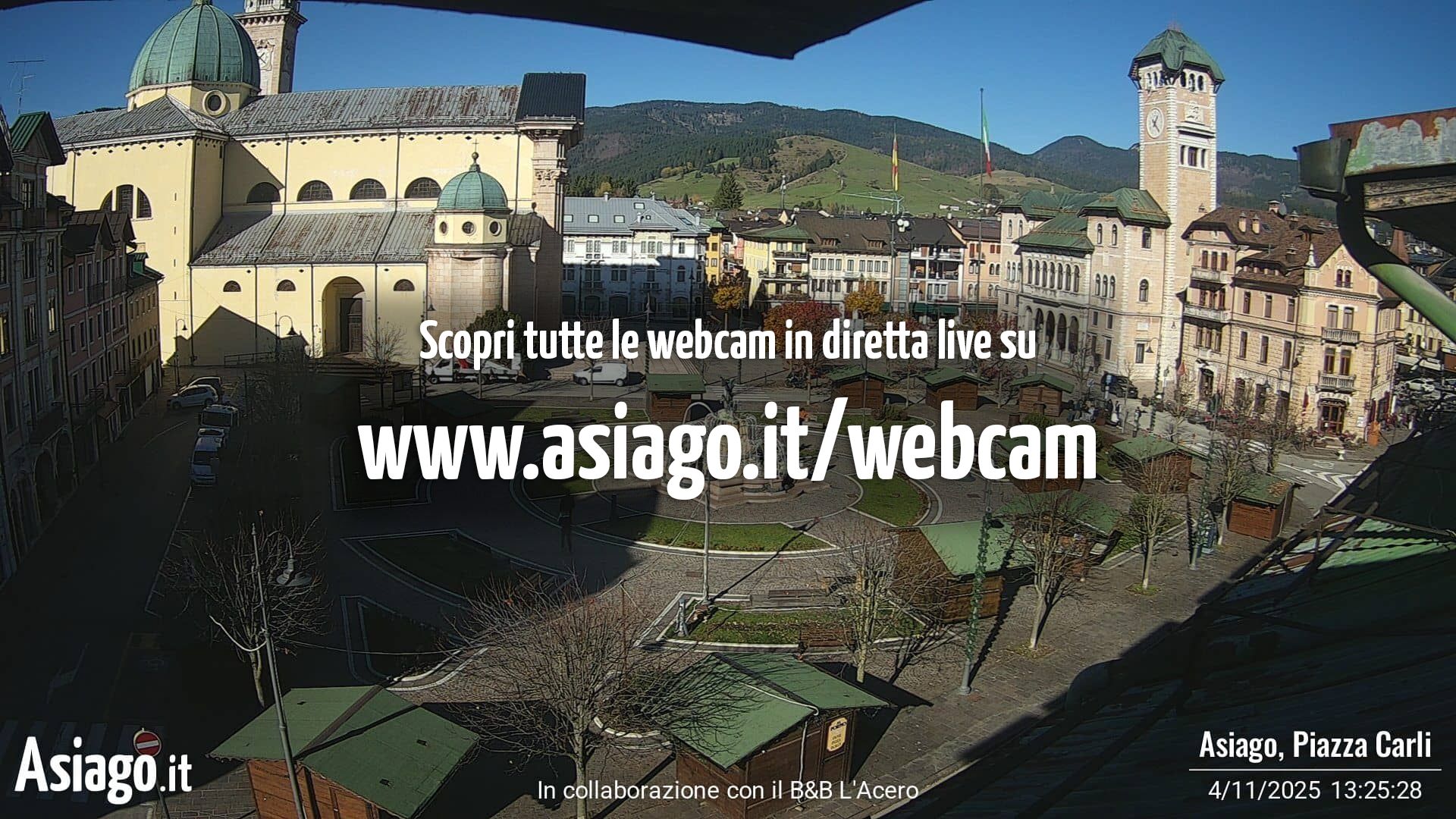 immagine della webcam nei dintorni di Lusiana: webcam Altopiano di Asiago